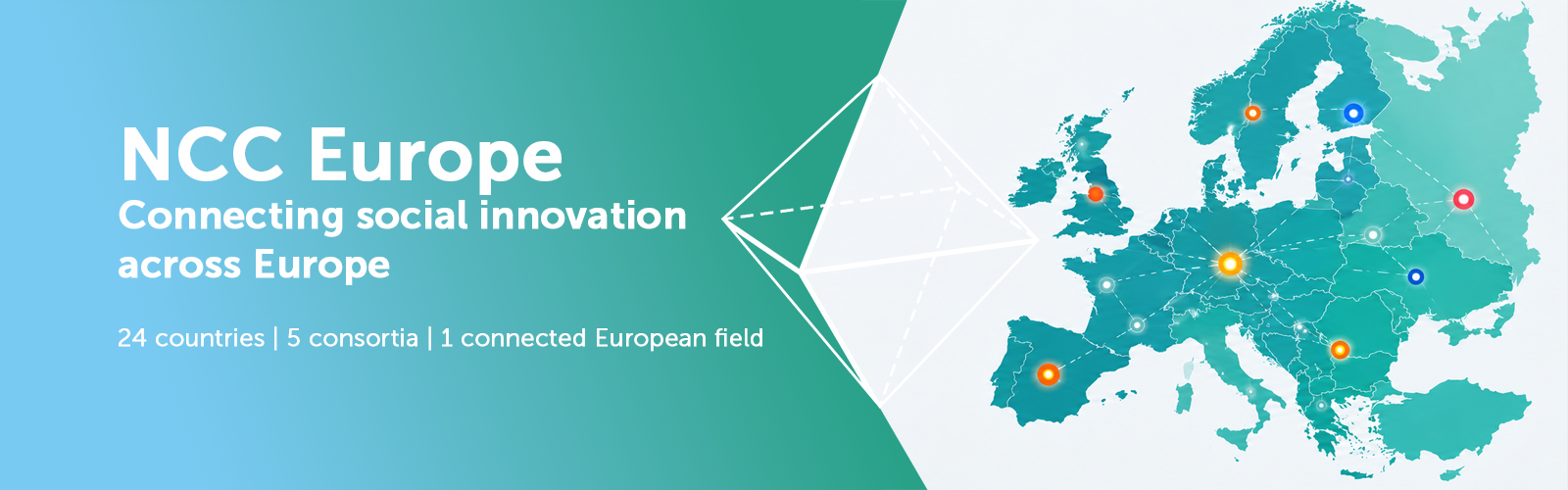 NCC Europe – Connecting social innovation across Europe. 24 countries, five consortia, one connected European field.